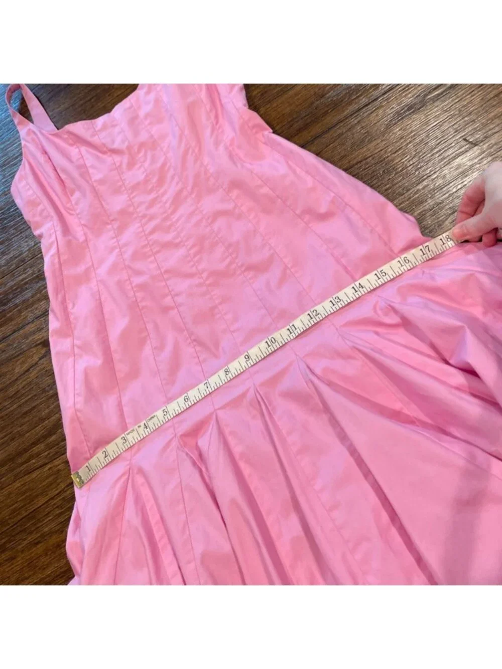 NWT J.Crew Collection Drop-Waist Dress Sz 2 Pink Cotton Poplin Midi Sleeveless